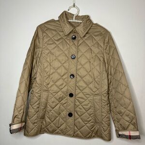 Burberry Quilted Tan Jacket